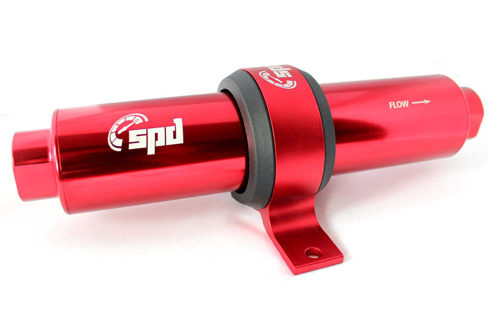SPD Drivstoff filter V2 10 micron E85 sort/rød